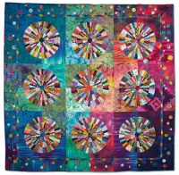 Best Use of Color and 3rd Prize - Pieced (Hand Quilted, Bed Size)