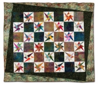 508: Starry Batik Paths by Sylvia Hughes 