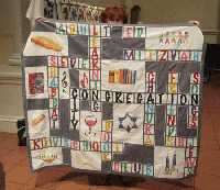 Renee Fields - Crossword Puzzle Banner/Quilt Top