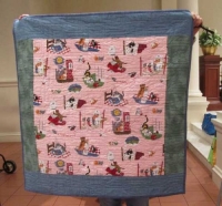 Kate Iscol - Wheelchair Quilt - Kats and Kittens