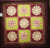 Anna Krassy "Why Not Purple and Lime Green" (Large Pieced Quilts)