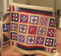 Marilyn Korn - Twin size patriotic quilt for charity